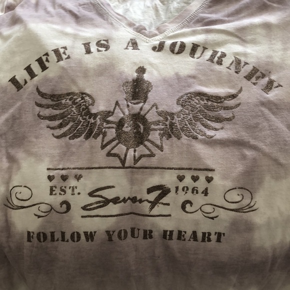 Seven7 brand Luxe tie dye shirt - Picture 4 of 4